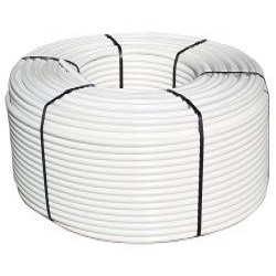 MANGUERA PEBD BLANCA CAL-50MIL 16MM(13.6MM) R100MTS