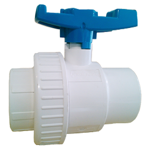VÁLVULA BOLA PVC CEDULA 40 TUERCA UNIÓN D3PULG(75MM)