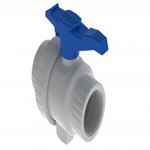VÁLVULA BOLA RH PVC CEDULA 40 TUERCA UNIÓN D11/4PULG(32MM)