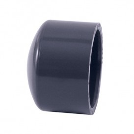 TAPA LISA PVC CEDULA 80 3/4PULG(19MM)