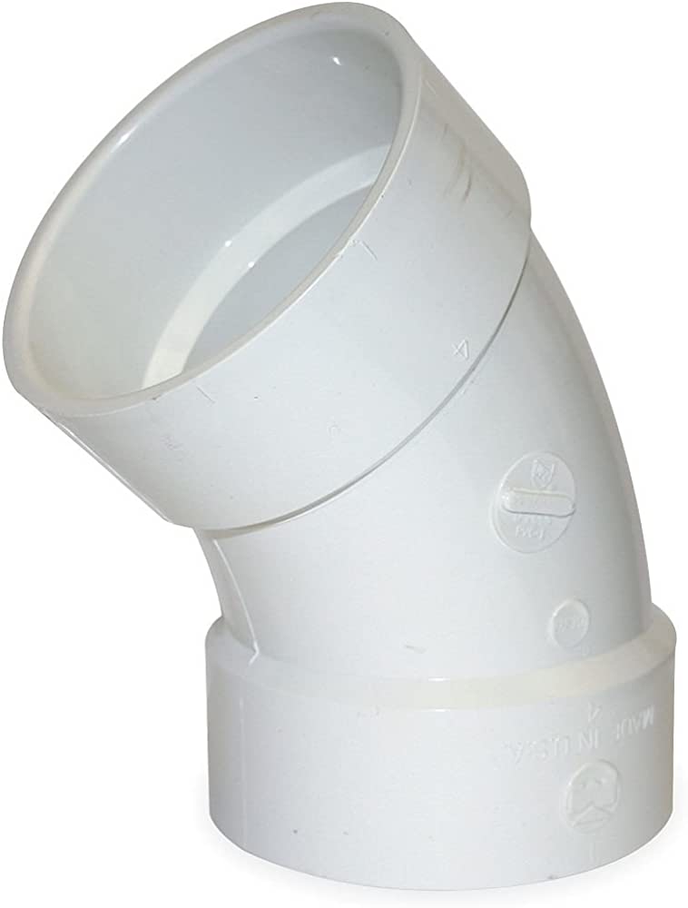 CODO 45 SAN PVC DWV 10 PULG (250MM)