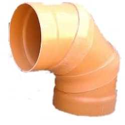 CURVA ALCANTARILLADO PVC MÉTRICO 90X315MM(12) CEM 30PSI