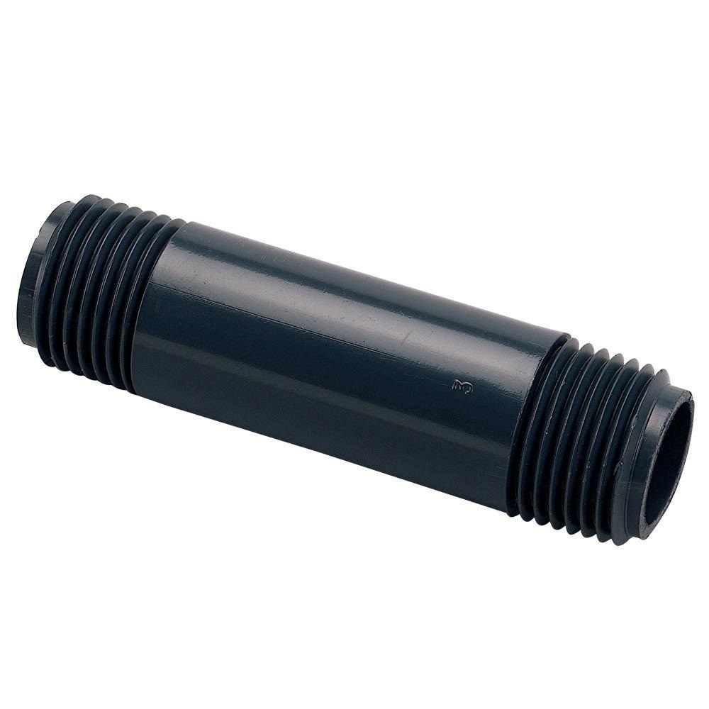 NIPLE ROSCADO PVC CEDULA 80 D4X8PULG(100X200MM)