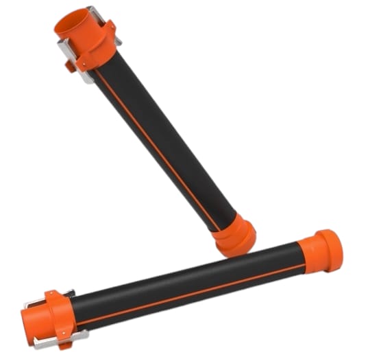 TUBO RIEGO ASPERSIÓN POLIRAPIDO PEAD 160MM(6") 5MTS HM