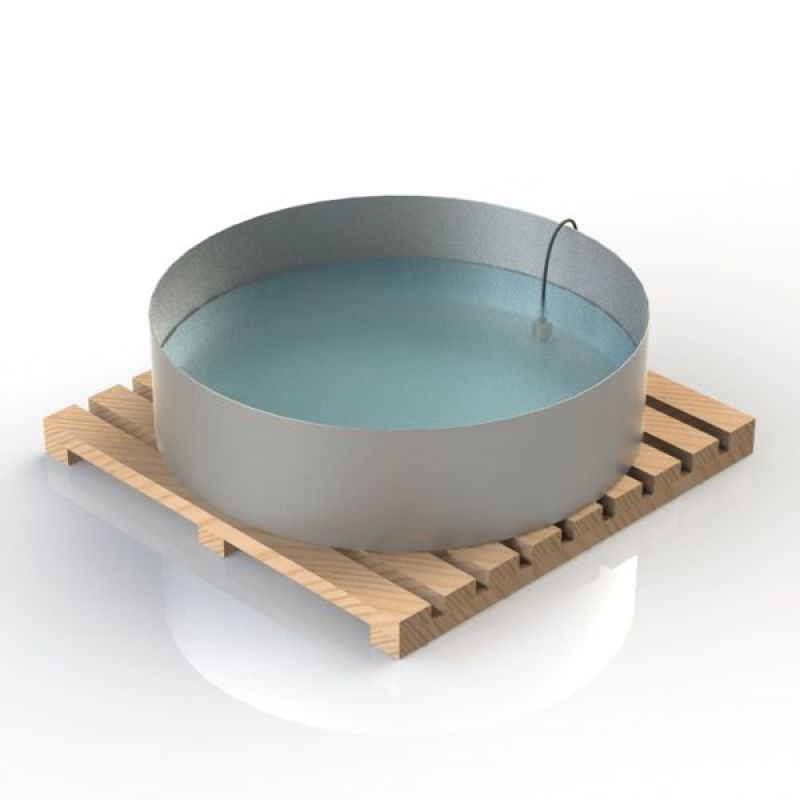 TANQUE EVAPORÍMETRO TIPO A INOXIDABLE 121CM