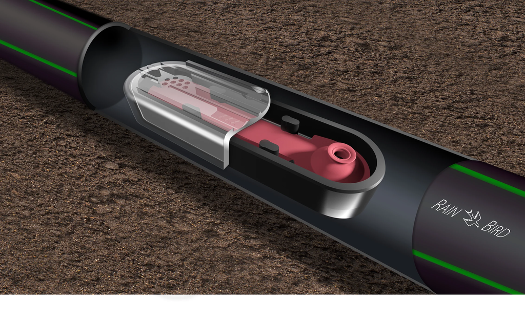 MANGUERA PARA RIEGO ANTIDRENANTE 1.7LPH@50CM CAL-35MIL 16MM R-300MTS