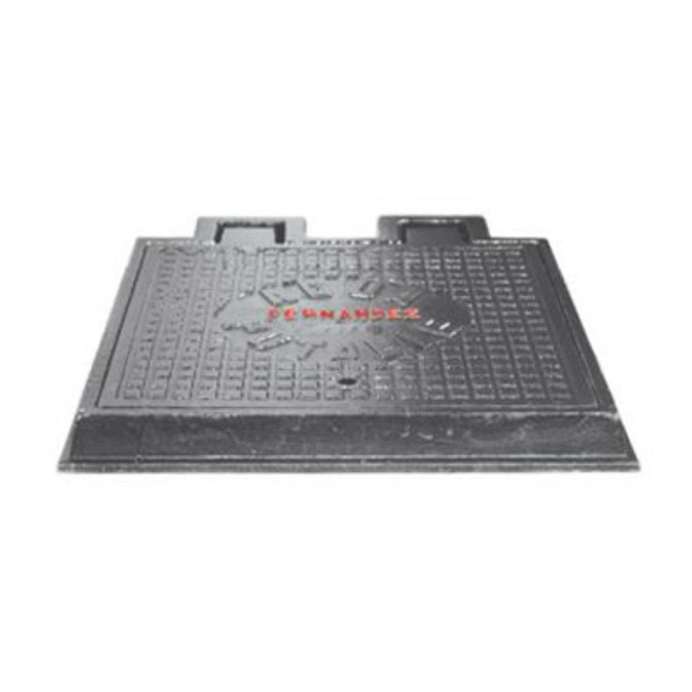 MARCO CON TAPA REFORZADA 50X50 CM 110 KG PARA AGUA POTABLE