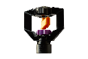 MINIASPERSOR PLÁSTICO LFX600 PURPURA 15 GRADOS ORO 1/2 NPT 311LPH
