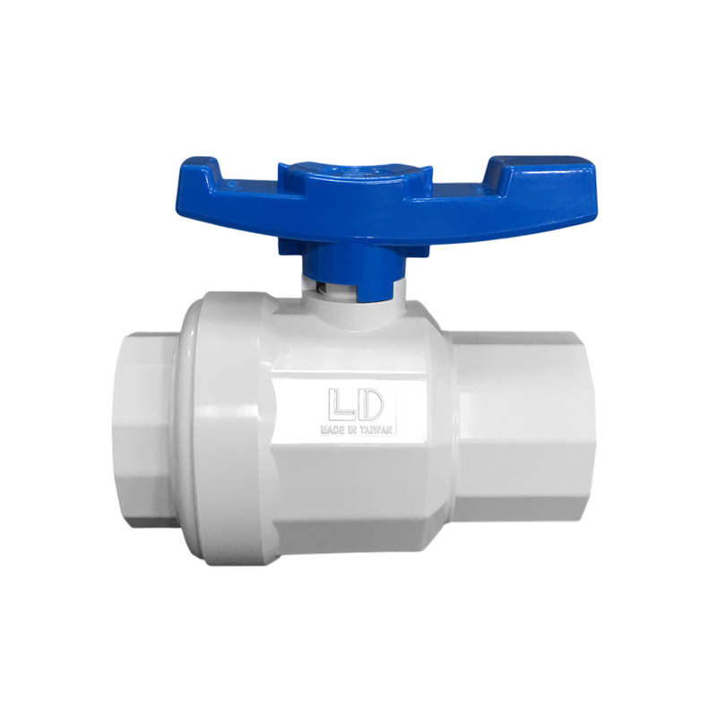 VÁLVULA BOLA PVC CEDULA 40 TUERCA UNIÓN RH 1 PULGADA ECO