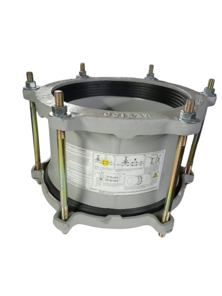 COPLE MULTIRANGO 8 PULGADAS EN HIERRO DUCTIL 200 PSI