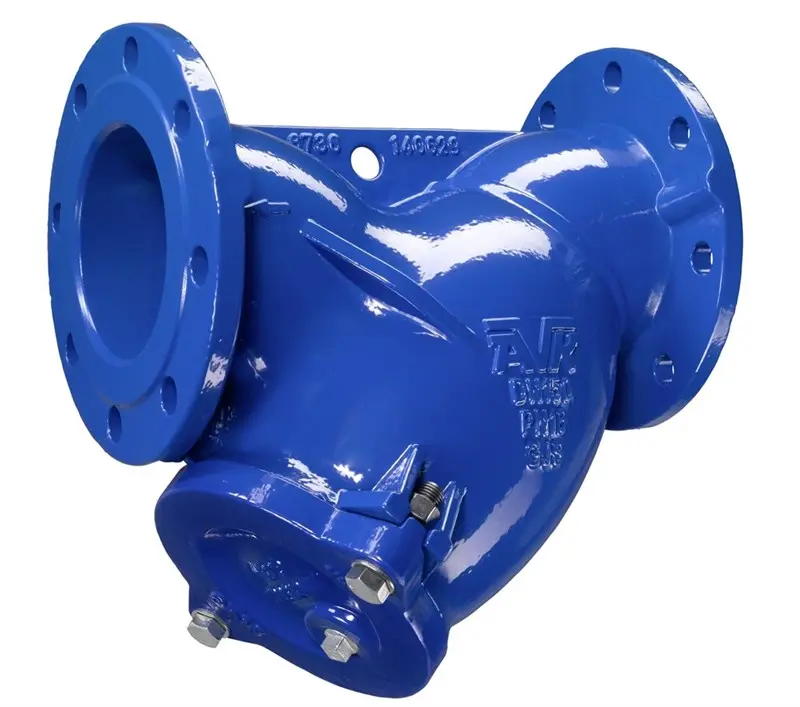 FILTRO EN Y BRIDADO EN HIERRO DUCTIL CON MALLA DE ACERO INOX 6"