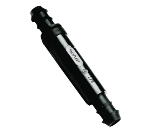 GOTERO EN LINEA DE 4LPH INSERTO 16MM 100 PZAS