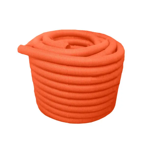 [MEC.PAD.100] TUBO ELECTRICO PEAD CORRUGADO 4 PULGADAS ROLLO 100 MTS