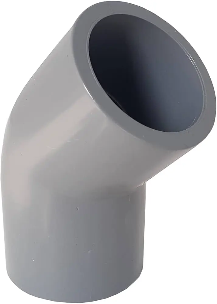 CODO LISO CPVC 45°X1/2 PULGADAS CEDULA 80