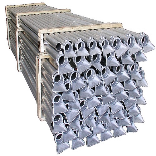 TUBO RIEGO ASPERSIÓN ALUMINIO SI 4 PULG(100MM) 6MTS ACOPLES