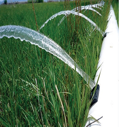 TUBO RIEGO MULTICOMPUERTA PVC MÉTRICO 160MM(6") A 75CM 6MT