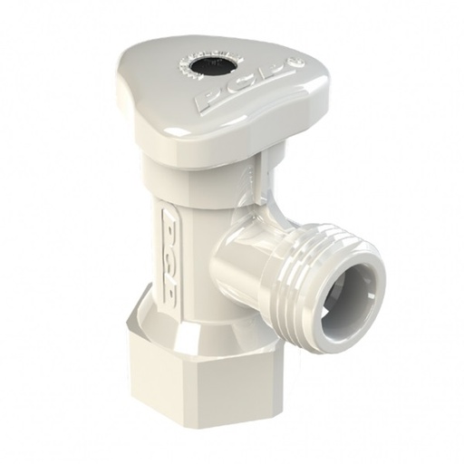 [VAP.S1L.013] VÁLVULA ANGULAR PVC 1/2PULG(13MM) 1 SALIDA LAVABO