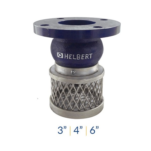 [VCP.HGB.100] VÁLVULA CHECK PICHANCHA BRIDADA HIERRO GRIS 4PULG(100MM)