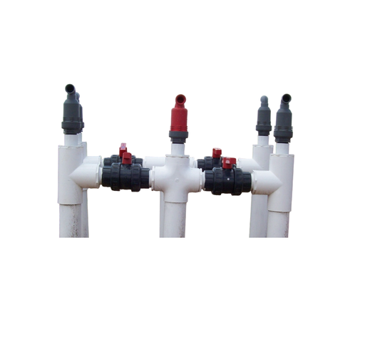 [CDE.323.V11] HIDRANTE DOBLE ESFERA 3X2X3 VENTOSA 1 Y 1 PULG