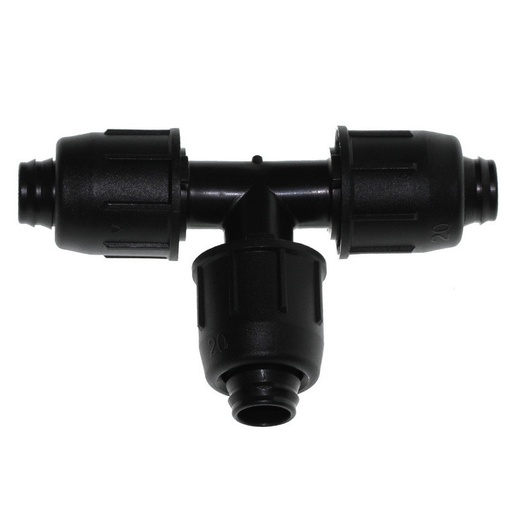 [TER.025.025] TEE TUERCA RÁPIDA PARA MANGUERA 25X25MM