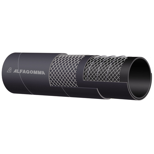 [MNS.R06.250] MANGUERA NEGRA PARA SUCCIÓN Y DESCARGA DE R10 PULGADAS 150 PSI 6MT