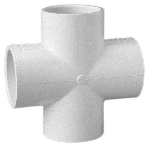 [XHP.C40.100] CRUZ PVC CEDULA 40 D4PULG(100MM)