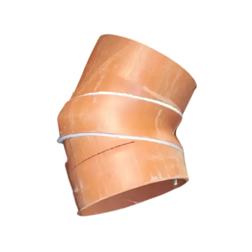 [C45.B20.160] CURVA ALCANTARILLADO PVC MÉTRICO 45X160MM (6") CEM 30PSI