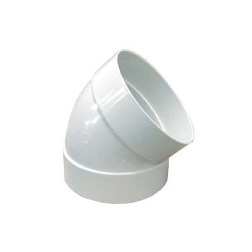 [CSM.45N.050] CODO SANITARIO ECO PVC MÉTRICO 45X50MM(2) CEM