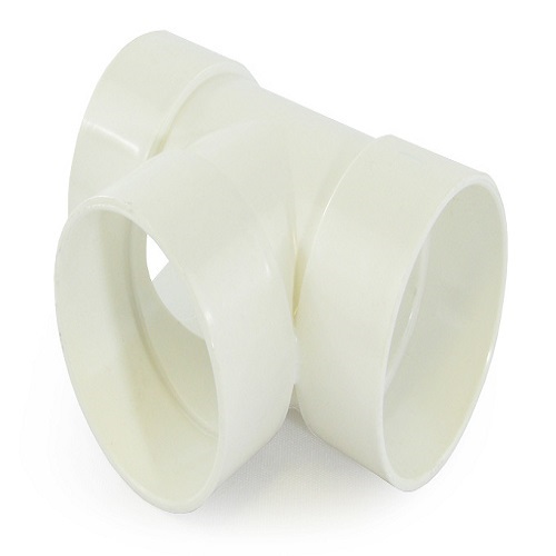[TP4.068.068] TEE LISA PVC CEDULA 40 D21/2PULG(68MM)