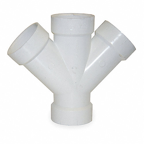 [YDS.075.075] YEE DOBLE SANITARIA ECO PVC MÉTRICA 75X75MM(3X3) CEM