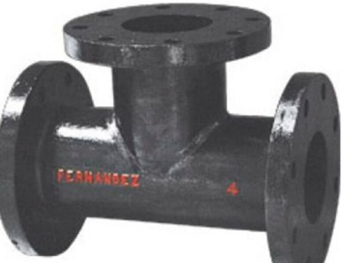 [TFB.315.315] TEE FOFO BRIDADO 12X12 PULGADAS 200 PSI