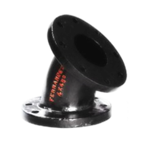 [CBA.452.075] CODO FOFO BRIDADO 45°X3 PULGADAS 200 PSI