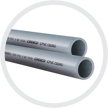 [TUI.CPVC.100] TUBO LISO INDUSTRIAL CPVC CEDULA 80 4 PULGADAS TRAMO 6MTS