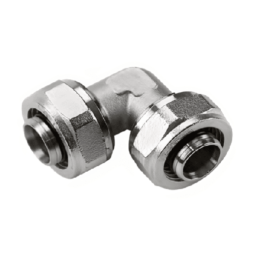 [C90.PEA.025] CODO COMPRESIÓN PARA PE-AL-PE 3/4 PULG (25MM)