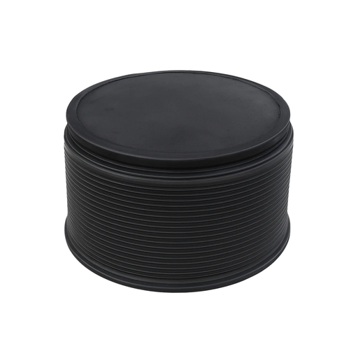 [FCC.PEAD.100] TAPON PEAD CORRUGADO 4 PULGADAS (100MM)