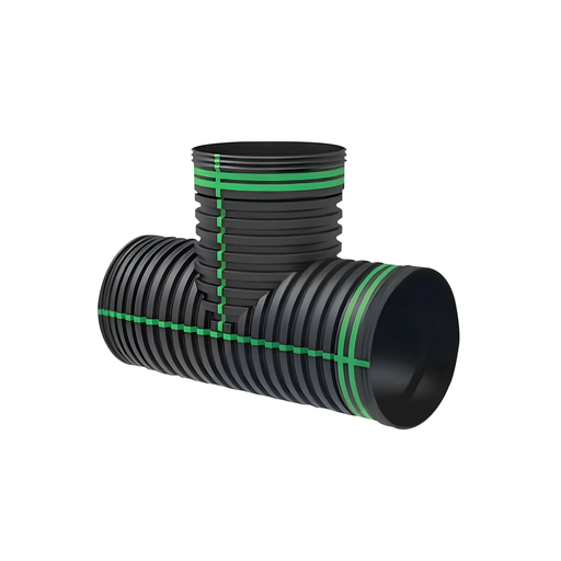 [TCC.PEAD.250] TEE PEAD CORRUGADO 10 PULGADAS (250MM)