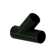 [YCC.PEAD.100] YEE PEAD CORRUGADO 4 PULGADAS (100MM)