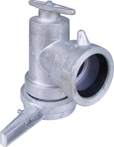 [CAA.075.075] CODO ARRANQUE ALUMINIO PARA ASPERSIÓN 3X3PULG(75X75MM)