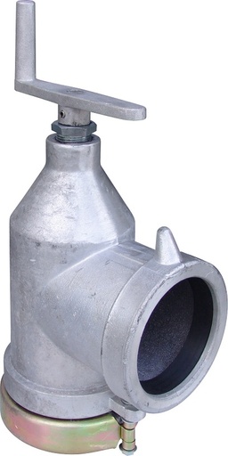 [CAA.150.100] CODO ARRANQUE ALUMINIO PARA ASPERSIÓN 6X4 PULGADAS