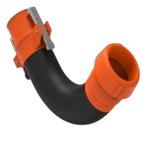 [C90.PPA.125] CODO POLIRAPIDO PLÁSTICO PARA ASPERSIÓN 90X125MM(5) MH